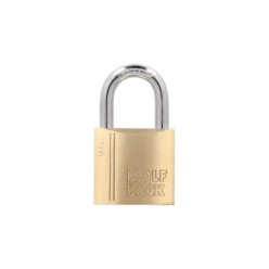 Candado Laton Arco Normal 30 mm, Serie Target, Arco Endurecido, Candado Maletas, Candado Taquillas, Candado Puertas