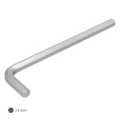 Llave Allen Larga Acero Cromo Vanadio Profesional 14,0 mm, Llave Hexagonal, Llave Allen Taller Mecanica, Llave Allen Bricolaje