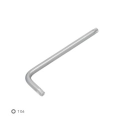 Llave Torx Larga Acero Cromo Vanadio Profesional T06 mm, Llave Estrella, Llave Allen Estrella