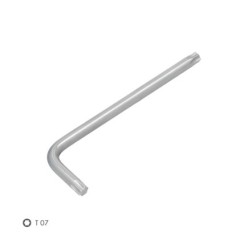 Llave Torx Larga Acero Cromo Vanadio Profesional T07 mm, Llave Estrella, Llave Allen Estrella