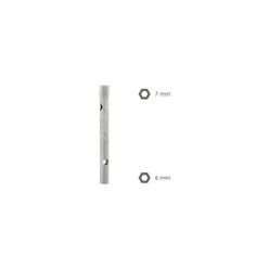 Llave Tubo Tubular 6x7 Fabricada en Acero Cromo Vanadio, Llave Grifería, Llave De Tubo Para Grifos, Llaves De Tubo Doble