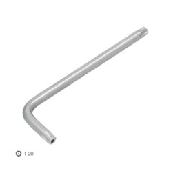 Llave Torx Inviolable Larga Acero Cromo Vanadio Profesional T20 mm, Llave Estrella, Llave Allen Estrella