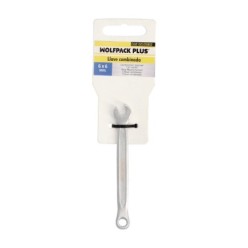Llave Combinada Plus 6x6 Acero Cromo Vanadio DIN 3113, Llave Doble Boca, Llave Fija, Llave Estrella