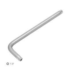Llave Torx Inviolable Larga Acero Cromo Vanadio Profesional T27 mm, Llave Estrella, Llave Allen Estrella