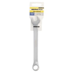 Llave Combinada Plus 15x15 Acero Cromo Vanadio DIN 3113, Llave Doble Boca, Llave Fija, Llave Estrella