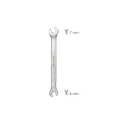 Llave Fija Plus Acero Cromo Vanadio 6x7 DIN 3110, Llave Fija, Llave Fija Doble