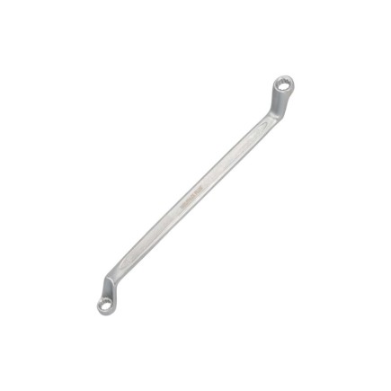 Llave Estrella Acodada Plus Acero Cromo Vanadio 6x7 DIN 838, Llave Doble Boca Acodada, Llave Fija Estrella Acodada