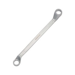 Llave Estrella Acodada Plus Acero Cromo Vanadio 16x17 DIN 838, Llave Doble Boca Acodada, Llave Fija Estrella Acodada