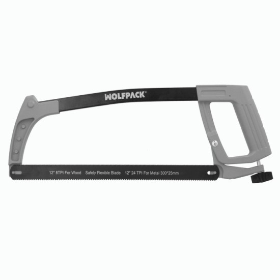 Arco Sierra Aluminio Con Empuñadura Doble Profesional, Con Hoja Acero HSS, Sierra de Arco Profesional, Sierra Metal Profesional,