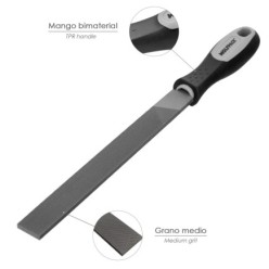 Lima Con Mango Paralela Entrefina 6"