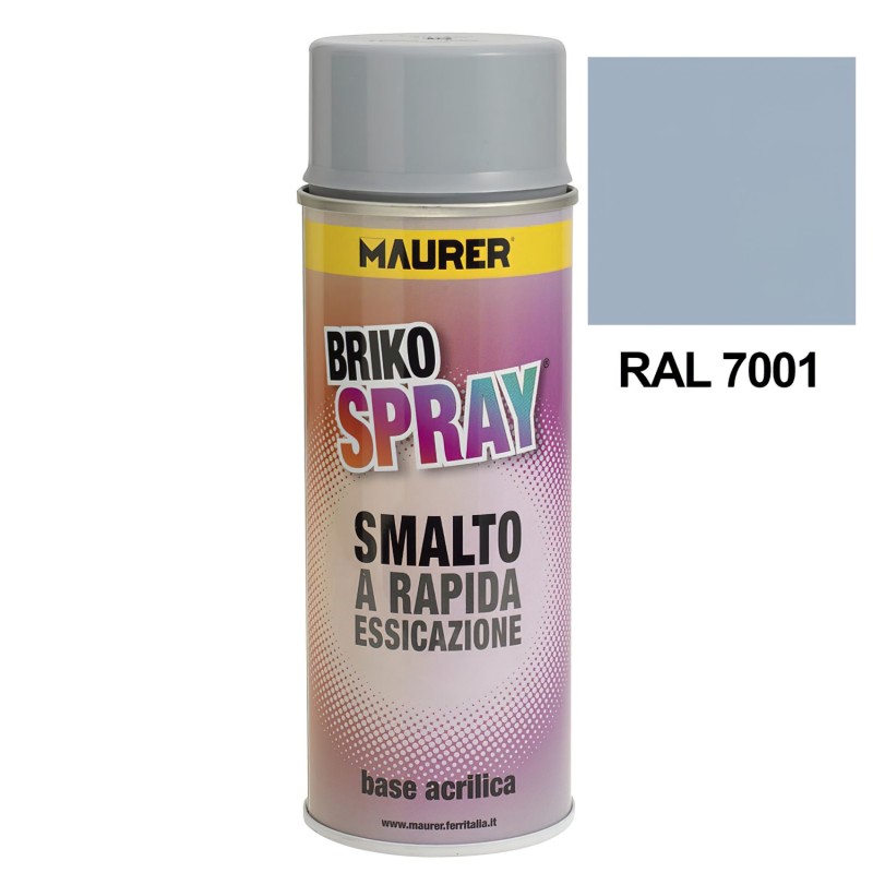 Spray Pintura Gris Plata 400 ml,