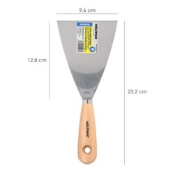 Espatula Mango Madera Hoja Acero 100 mm, Espatula Yeso, Espatula Pintor, Espatula Masillas, Espatula Pladur, etc,