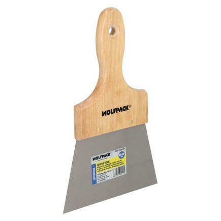 Espatula Techos Mango Madera Hoja Acero 90 x 140 mm, Espatula Yeso, Espatula Pintor, Espatula Masillas, Espatula Pladur, etc,