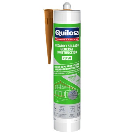 Masilla Poliuretano Marrón Cartucho 300 ml,