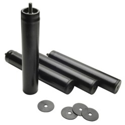 Juego Patas Somier Redondas (4 Unidades) Ø 5 x 25cm,