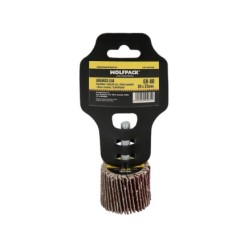 Abanico Lija Grano 80 Medida Ø 30 x 25 mm, Disco Abrasivo Laminas, Ruedas Mil Hojas, Ruedas Abrasivas,Lijado,Desbaste,Pulir