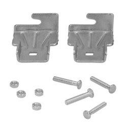 Juego Patas Somier Cuadradas (4 Unidades) Tubo 30x30 mm, Para Somier de 40x30 mm, Altura 25 cm,