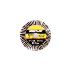 Abanico Lija Grano 40 Medida Ø 40 x 20 mm, Disco Abrasivo Laminas, Ruedas Mil Hojas, Ruedas Abrasivas,Lijado,Desbaste,Pulir