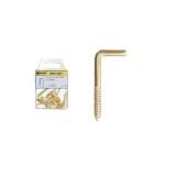 Alcayatas Rosca Latonada 18x50 mm, Brico Self 10 unidades al por Mayor | Almacén de Ferretería