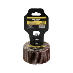 Abanico Lija Grano 80 Medida Ø 60 x 30 mm, Disco Abrasivo Laminas, Ruedas Mil Hojas, Ruedas Abrasivas,Lijado,Desbaste,Pulir