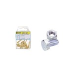 Tornillo Cabeza Hexagonal Zincado M6 x 40 mm,  6 unidades al por Mayor | Almacén de Ferretería