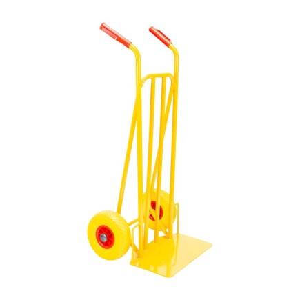 Carretilla Almacen / Sacos  Ruedas Macizas Llantas De Plástico