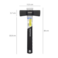 Maceta Mango Fibra Vidrio Mango Fibra Vidrio Con Empuñadura Antideslizante, 1000 Gramos 28 cm,