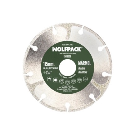 Disco Diamante Ø 115 mm, Marmol, Filo Especialmente Diamantado