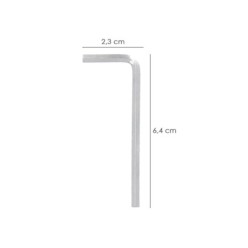 Llave Allen Standar Acero Cromo Vanadio Profesional 3,5 mm, Llave Hexagonal, Llave Allen Taller Mecanica, Llave Allen Bricolaje