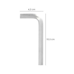 Llave Allen Standar Acero Cromo Vanadio Profesional 8,0 mm, Llave Hexagonal, Llave Allen Taller Mecanica, Llave Allen Bricolaje