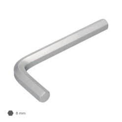 Llave Allen Standar Acero Cromo Vanadio Profesional 8,0 mm, Llave Hexagonal, Llave Allen Taller Mecanica, Llave Allen Bricolaje