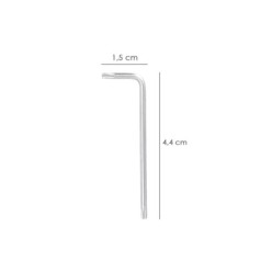 Llave Torx Standar Acero Cromo Vanadio Profesional T06 mm, Llave Estrella, Llave Allen Estrella