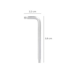 Llave Torx Inviolable Standar Acero Cromo Vanadio Profesional T20 mm, Llave Estrella, Llave Allen Estrella
