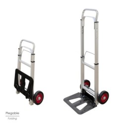 Carretilla Plegable Aluminio Plegable 90 kg,