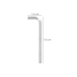 Llave Allen Larga Acero Cromo Vanadio Profesional 1,5 mm, Llave Hexagonal, Llave Allen Taller Mecanica, Llave Allen Bricolaje