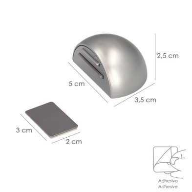 Trampa ratones metálica galvanizada 9,5 x 5,2 cm, (Bolsa 2 unidades)