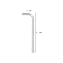 Llave Allen Larga Acero Cromo Vanadio Profesional 2,5 mm, Llave Hexagonal, Llave Allen Taller Mecanica, Llave Allen Bricolaje