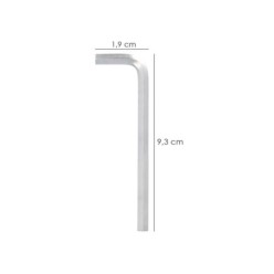 Llave Allen Larga Acero Cromo Vanadio Profesional 3,0 mm, Llave Hexagonal, Llave Allen Taller Mecanica, Llave Allen Bricolaje