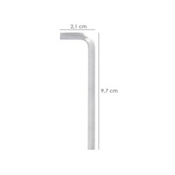 Llave Allen Larga Acero Cromo Vanadio Profesional 3,5 mm, Llave Hexagonal, Llave Allen Taller Mecanica, Llave Allen Bricolaje