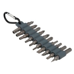 Juego De 20 Puntas Con Mosqueton Para Cinturon, Acero Cromo Vanadio,