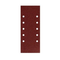 Lija Recambio Con Velcro 115x280 mm, con Agujeros Grano  120 (10 Piezas)