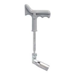 Llave Bujias Articulada 16 mm, Con Mango T