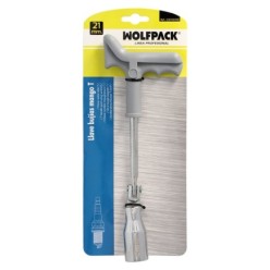 Llave Bujias Articulada 21 mm, Con Mango T