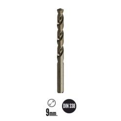 Broca Cobalto Wolfpack Hss Cilindrica  9,00 mm,