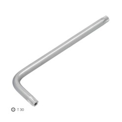 Llave Torx Inviolable Larga Acero Cromo Vanadio Profesional T30 mm, Llave Estrella, Llave Allen Estrella
