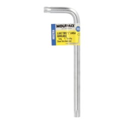 Llave Torx Inviolable Larga Acero Cromo Vanadio Profesional T45 mm, Llave Estrella, Llave Allen Estrella