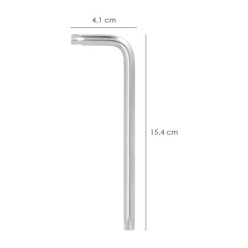 Llave Torx Inviolable Larga Acero Cromo Vanadio Profesional T50 mm, Llave Estrella, Llave Allen Estrella