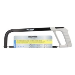 Arco Sierra Acero Con Empuñadura de Aluminio Angulo Corte Ajustable, Corta Acero, Aluminio, Madera, Plastico, Cobre