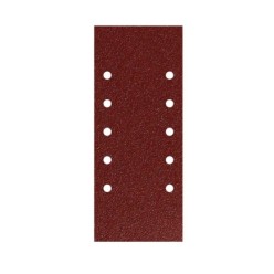 Lija Recambio Con Velcro 115x280 mm, con Agujeros Grano  80 (10 Piezas)