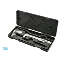 Calibre Digital Acero Inoxidable 150 mm, Pie de Rey, Paquimetro, Pantalla LCD, Boton de Bloqueo